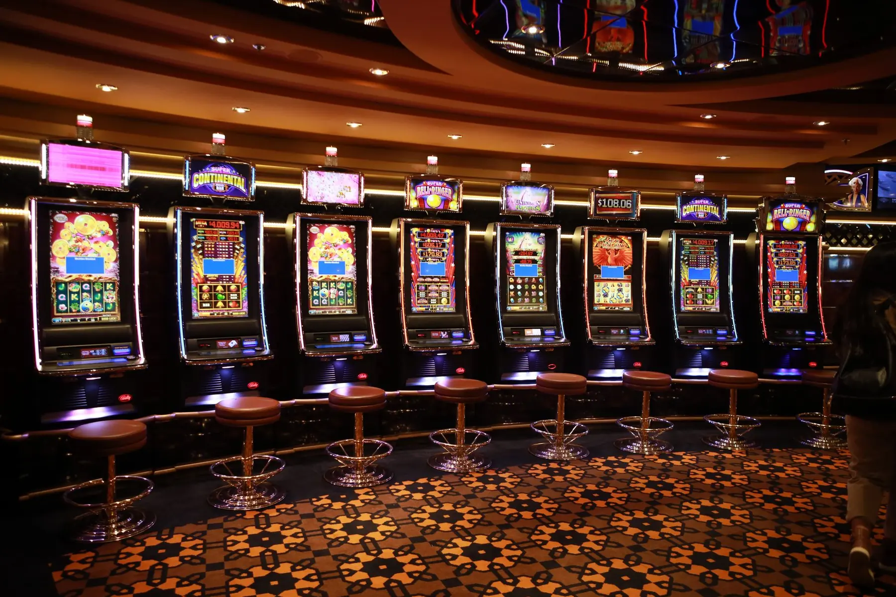 Uma experiência de casino físico